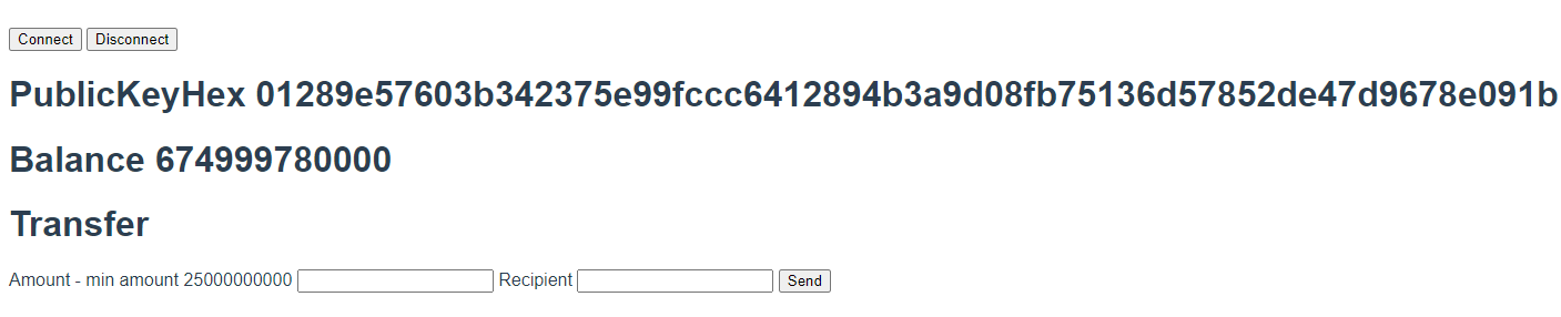 Image showing account balance